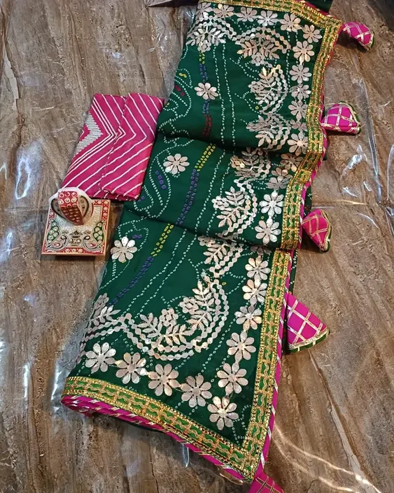 Raniyal moss febric saree uploaded by All in one saree bazzar on 4/13/2023