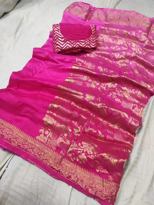 Dola silk Saree  uploaded by Mayra creations on 4/13/2023