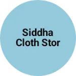 Business logo of Siddha cloth stor