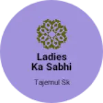 Business logo of Ladies ka sabhi design ka kapda inoot