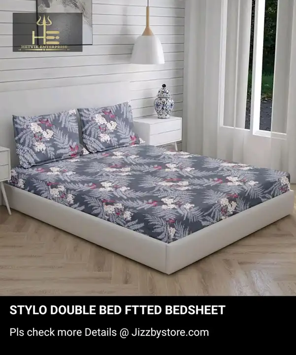 Casa Fitted king Size Bedsheet for upto 72*78*8 Inches Bed uploaded by Hetvik Enterprise  on 5/30/2024
