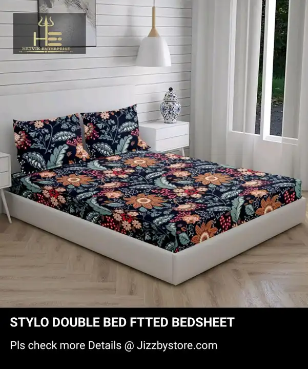 Casa Fitted king Size Bedsheet for upto 72*78*8 Inches Bed uploaded by Hetvik Enterprise  on 4/13/2023