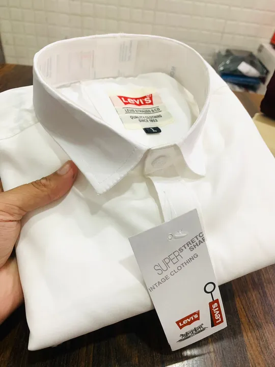 Levi's formal party wear laffer cotton shirt  uploaded by Panther garments - manufacturing  on 4/13/2023