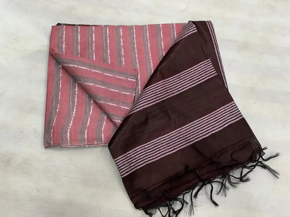 🥦new design 🥦

👉🏻kota stple basbada stripes design saree 

 uploaded by business on 4/13/2023