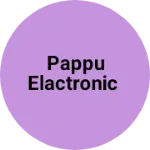 Business logo of Pappu Elactronic