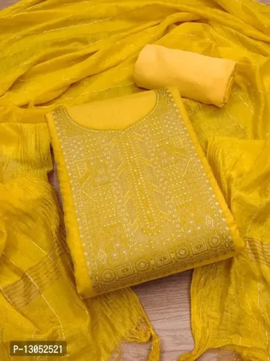 Chanderi Cotton Suits

Chanderi Cotton Suits

*Fabric*: Chanderi Cotton Type*: Dress Material with D uploaded by business on 4/13/2023