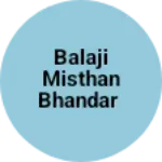 Business logo of Balaji Misthan bhandar
