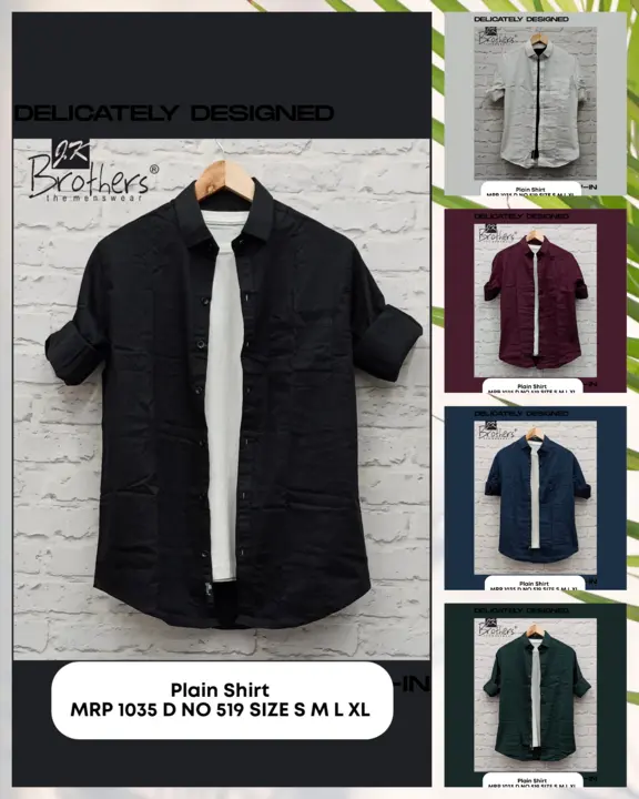 Men's  Cotton Plain Shirt  uploaded by Jk Brothers Shirt Manufacturer  on 4/13/2023