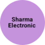 Business logo of Sharma electronic