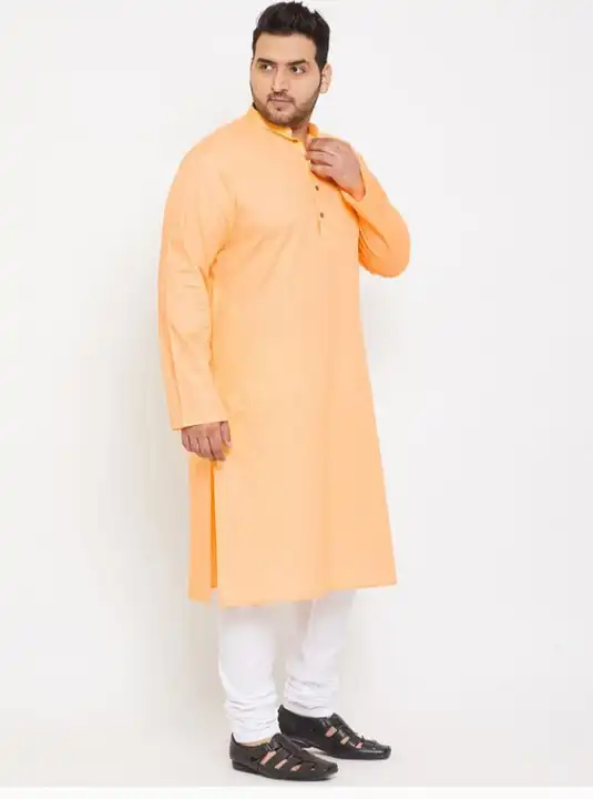 Mens linen touch kurta uploaded by Avd Evermore Fashion 9555415208 on 4/13/2023
