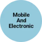 Business logo of Mobile and electronic center