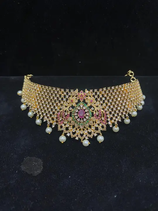 Cz chokar  uploaded by Krishna jewellers on 5/29/2024