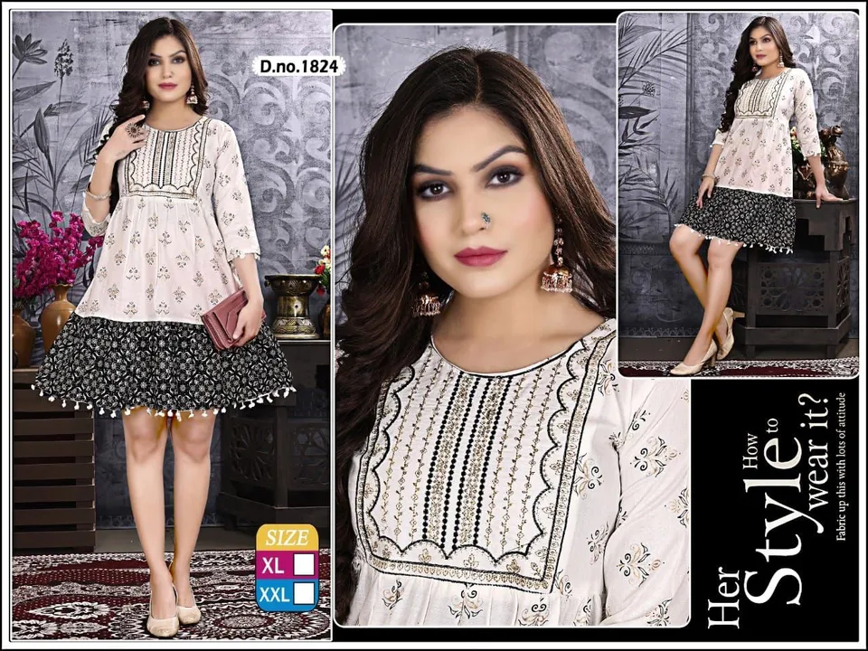 Short Frok Kurti uploaded by Nautan Hosiery and Textiles on 4/13/2023