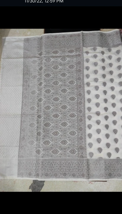 Pure chiniya saree uploaded by Sares manufacturer on 4/13/2023