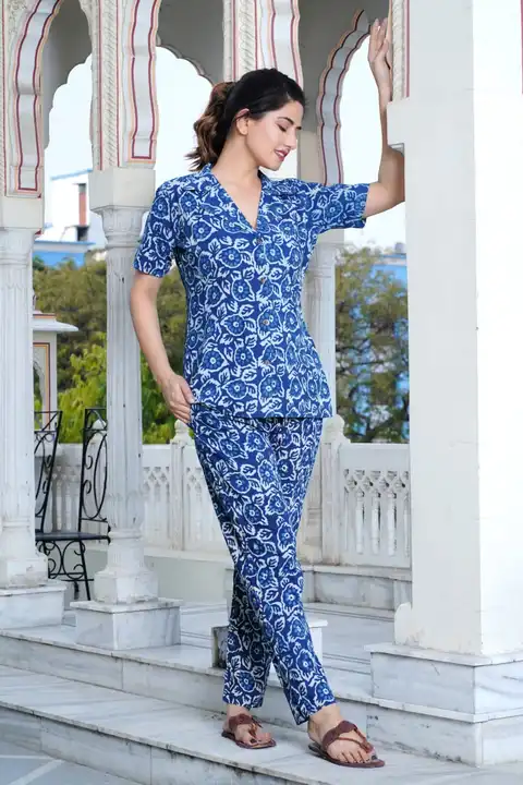 Presenting an all New Collection of Cotton Night Suit 

Get Smart Get Stylish 

 About the product : uploaded by Saiba hand block on 4/13/2023