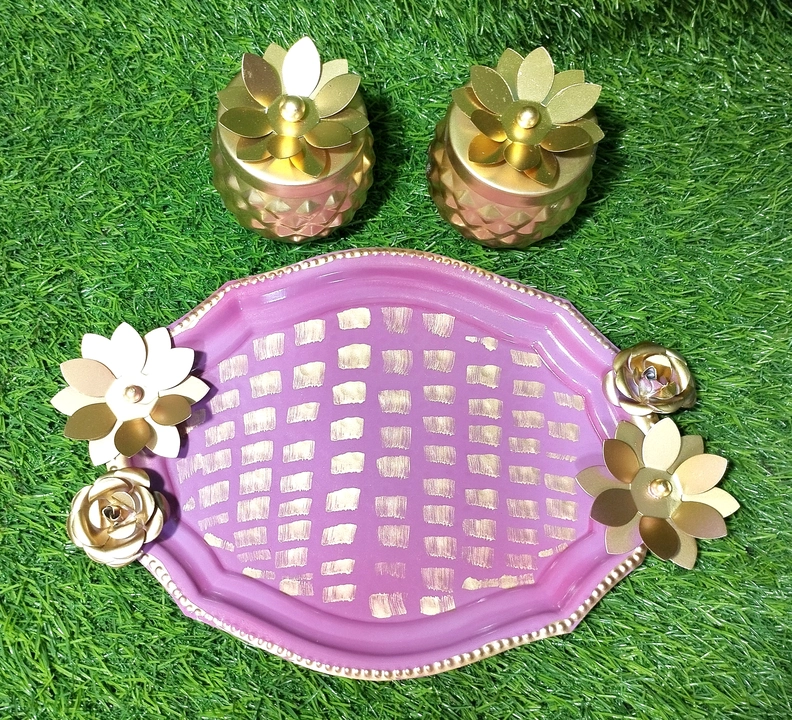 Tray bowl set uploaded by Royal handicraft on 5/28/2024