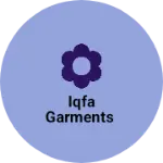 Business logo of IQFA GARMENTS based out of East Delhi