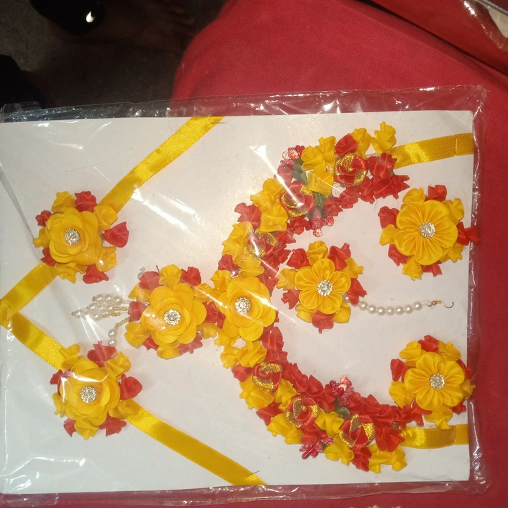 Artificial flower jewellery set  uploaded by Artificial Flower jewellery set Manufacturer on 4/13/2023