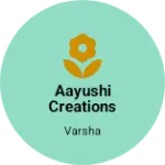 Business logo of Aayushi creations