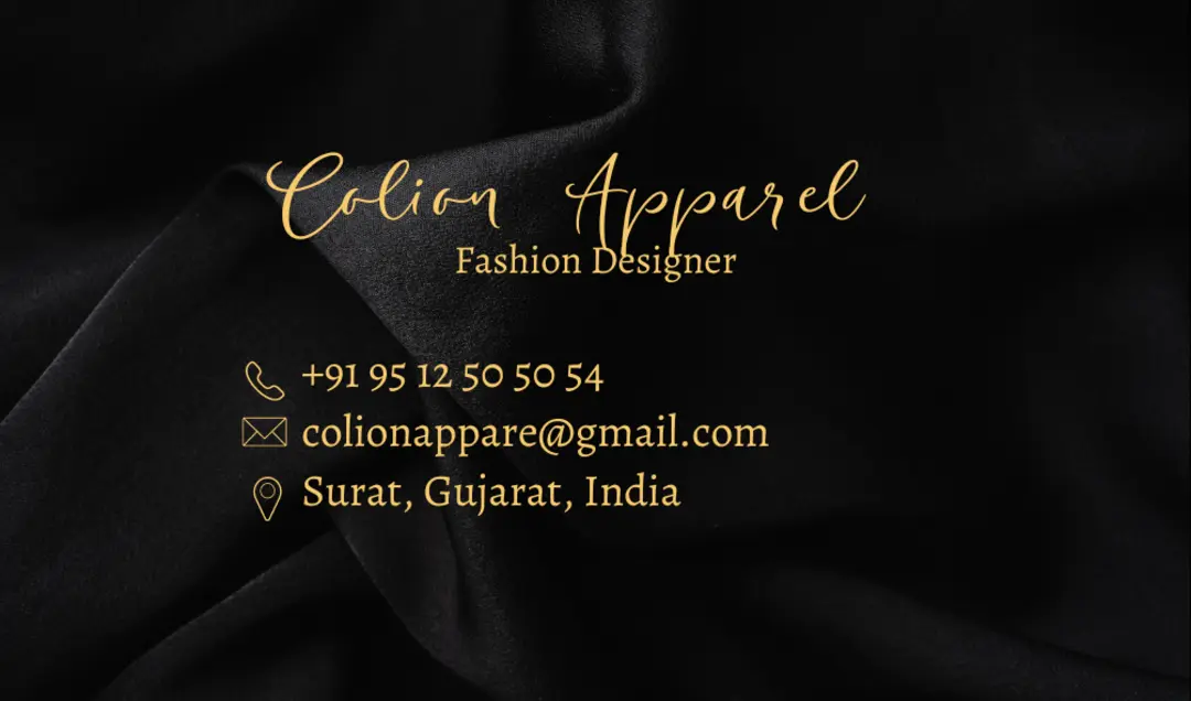 Visiting card store images of COLIONAPPAREL 