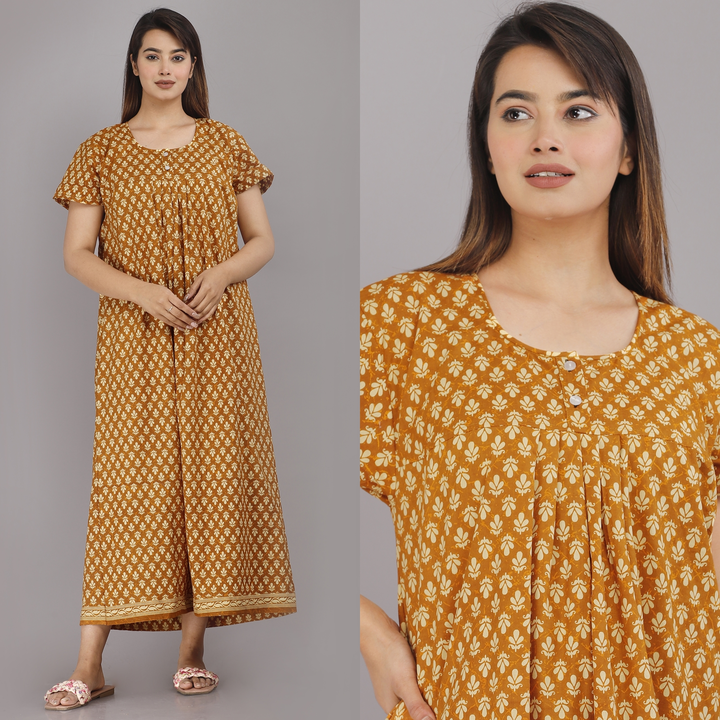 Cotton Nighty Night Gown For Women uploaded by Vetali Export on 4/13/2023
