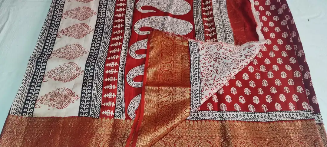 Dola silk saree uploaded by Bagh print on 4/14/2023