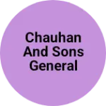 Business logo of Chauhan and sons General store