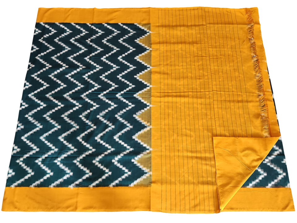 Pochampally double ikat sarees uploaded by PAVANKUMARWEAVES on 4/14/2023