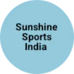 Business logo of Sunshine sports india