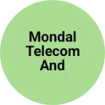 Business logo of MONDAL telecom and travels