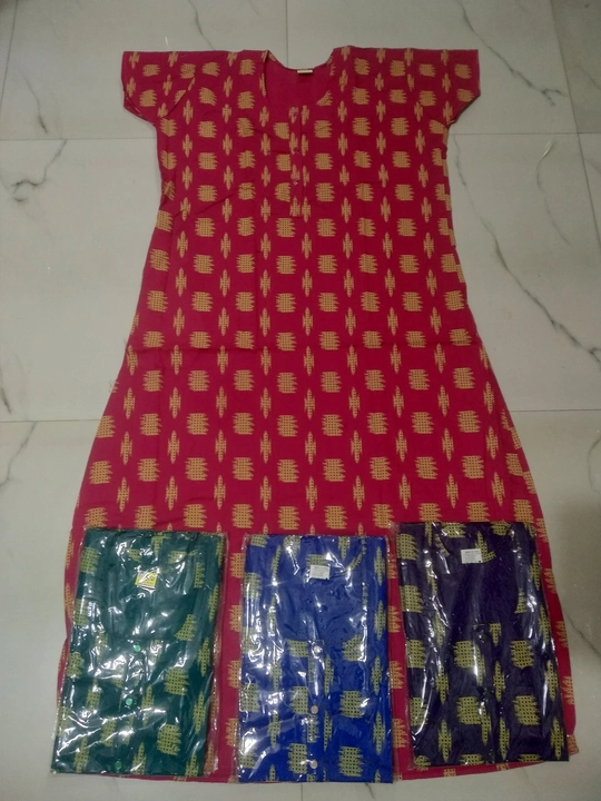 RAJWADI COTTON WITH FANCY 3 * BUTTON SMOKING PATTERN WITH SIDE POCKET  uploaded by MANISHA GARMENTS on 4/14/2023