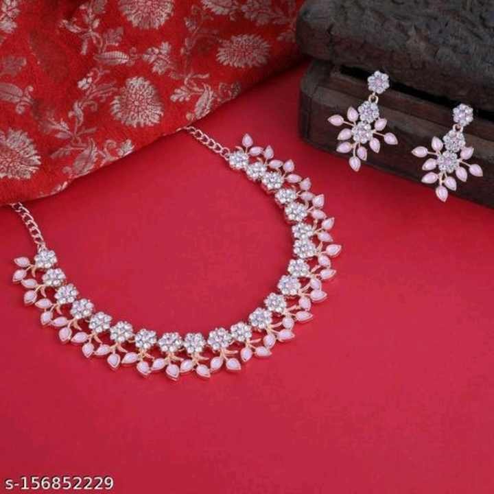 Rose gold plated necklace  uploaded by Shree collection  on 4/14/2023