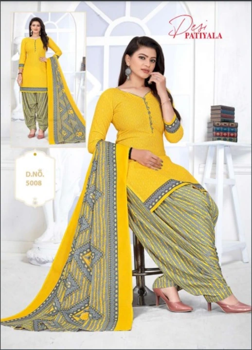 NEW DESI PATIYALA READY-MADE SUITS uploaded by Swastik creation on 4/14/2023