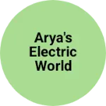 Business logo of Arya's Electric World