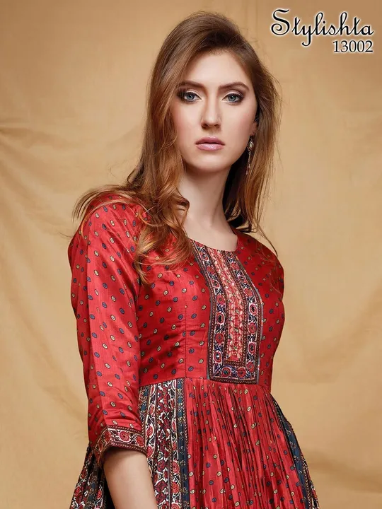 Digital printing Gown  uploaded by Fatema Fashion on 4/14/2023