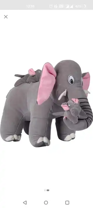 Elephant plush toys  uploaded by Lm toys on 4/14/2023