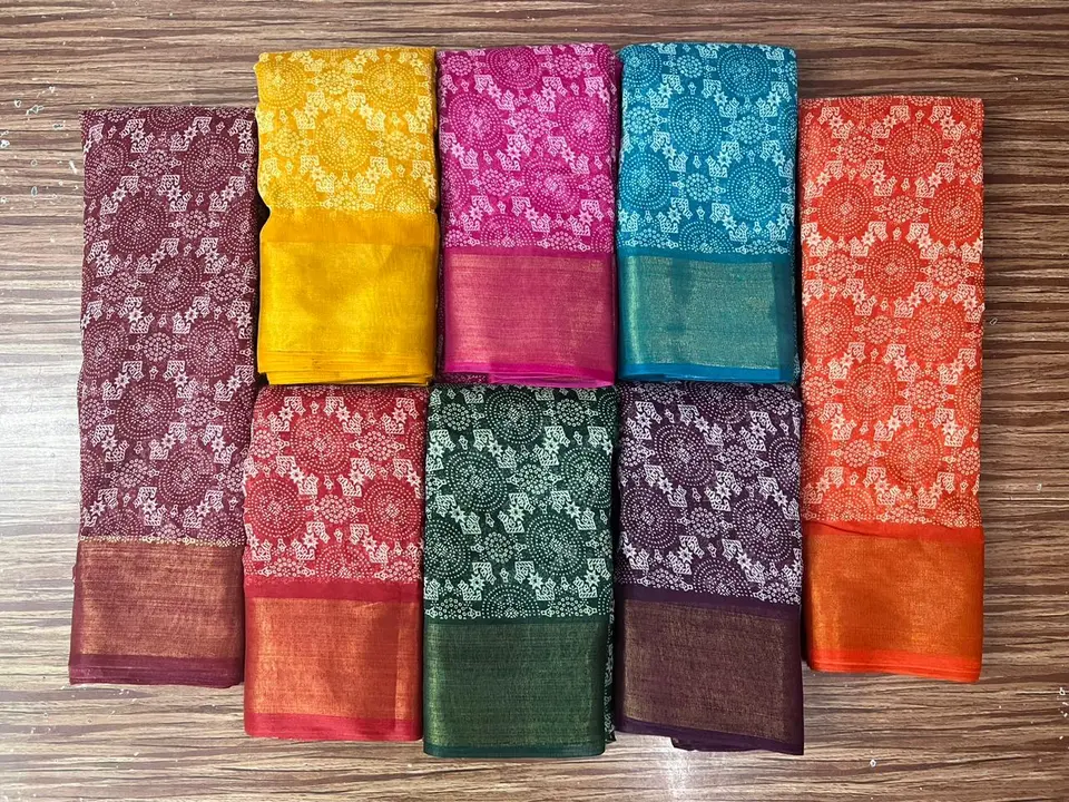 Cotton sarees  uploaded by Bhavyam prints on 4/14/2023