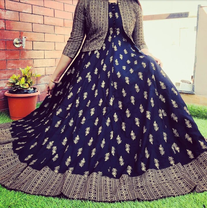 Beautiful Rayon 140grm  Fabric kurti.  and jacket uploaded by business on 4/14/2023