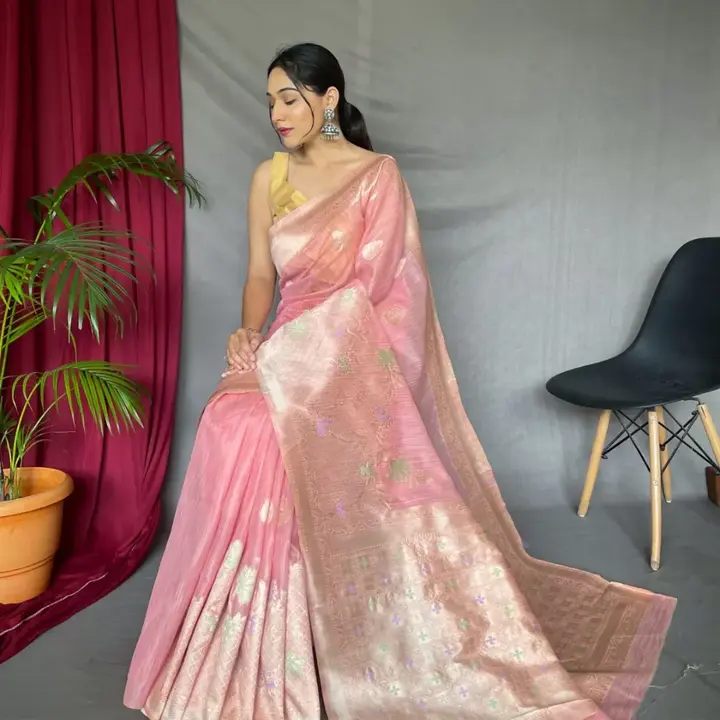 Fancy sarees with blouse uploaded by business on 4/14/2023