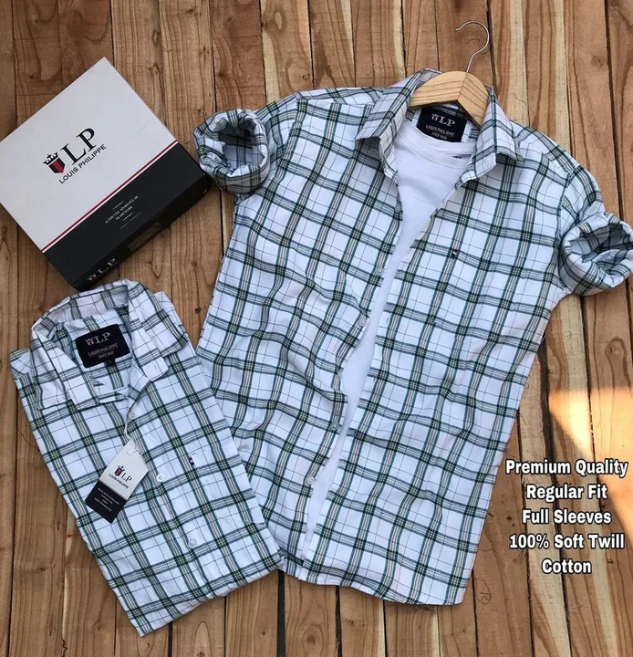 Check Shirt available with best quality 100% Cotton  uploaded by Royal Shirts on 4/14/2023
