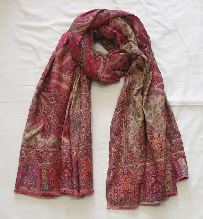 Woolen fabric kani disngn shawl  uploaded by Dehqani Bros on 4/14/2023