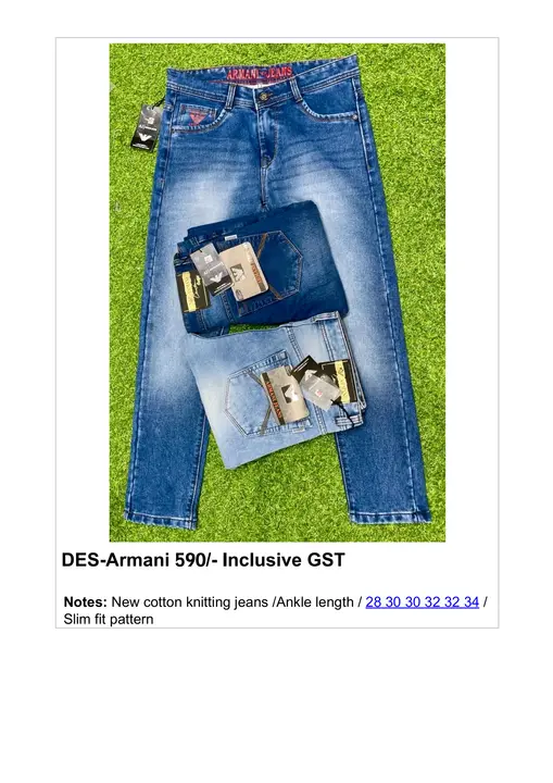 Man's jeans  uploaded by Anjali Collection  on 4/14/2023