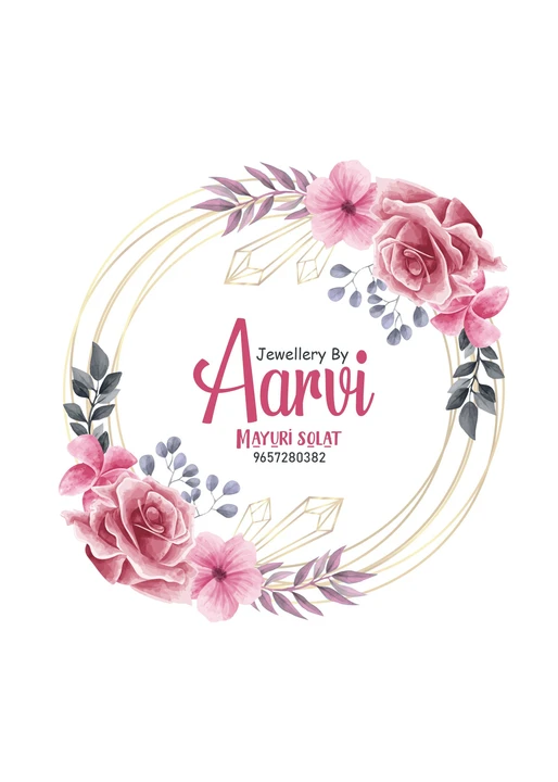 Visiting card store images of Jewellery By Aarvi