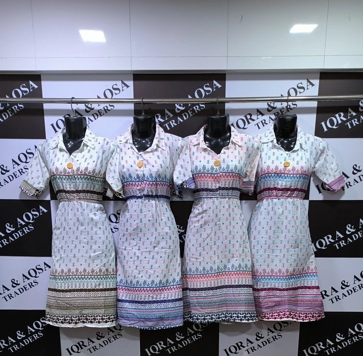 DELTA BORDER PRINT FRONT LAKDI BUTTON SIDE BELT MIDI uploaded by IQRA AND AQSA TRADERS on 4/14/2023
