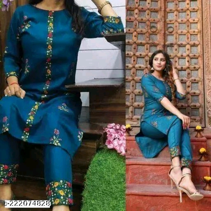 Catalog Name:*Aakarsha Sensational Women Kurta Sets*
Kurta Fabric: Cotton
Bottomwear Fabric: Cotton
 uploaded by business on 4/14/2023