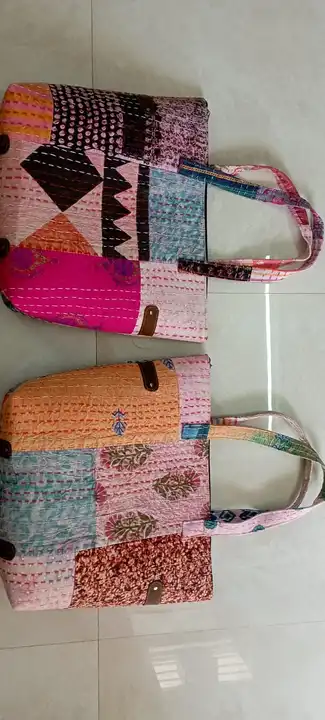 Kantha handbags  uploaded by Mankha exports  on 4/14/2023