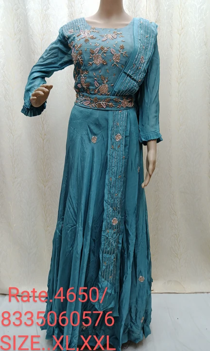 Gown uploaded by SUBHAM COLLECTION on 6/1/2024