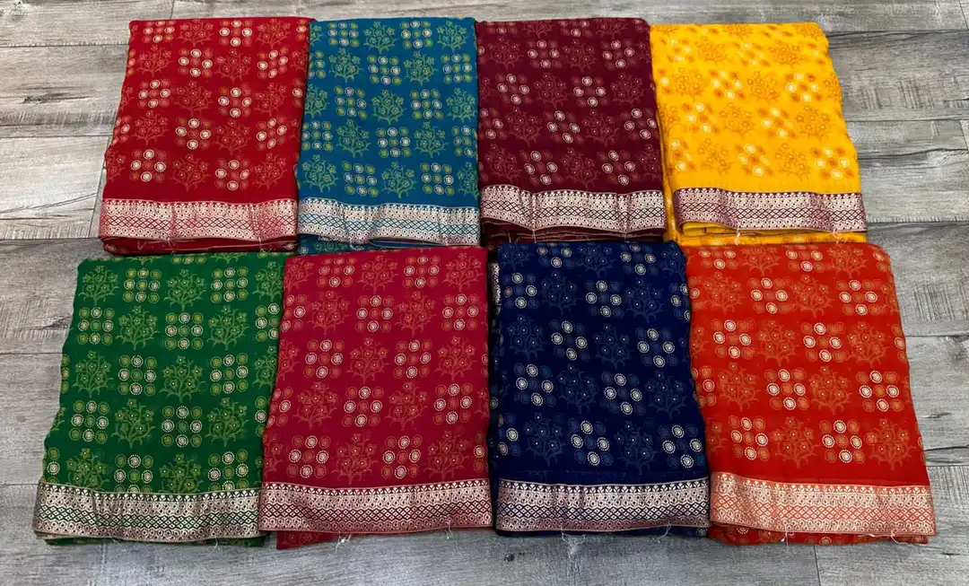 GEORGETTE SAREE uploaded by Mukesh Saree Centre on 4/14/2023
