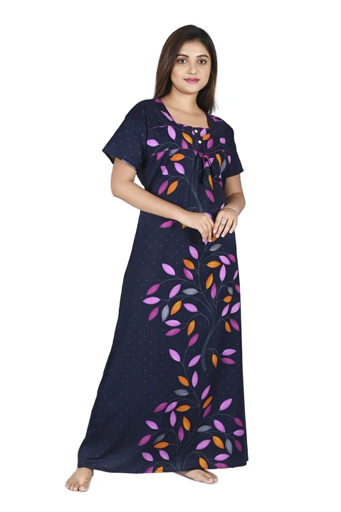 Cotton Nighty All over Colour Print uploaded by Ridhi Creation on 4/14/2023