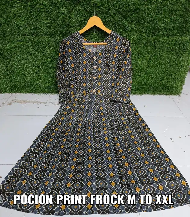 *POCION PRINT NAYRA CUT FROCK M TO XXL* 

Size  M,L,XL,XXL

Full Stock Available 👍🏻 uploaded by Mox selection on 4/14/2023